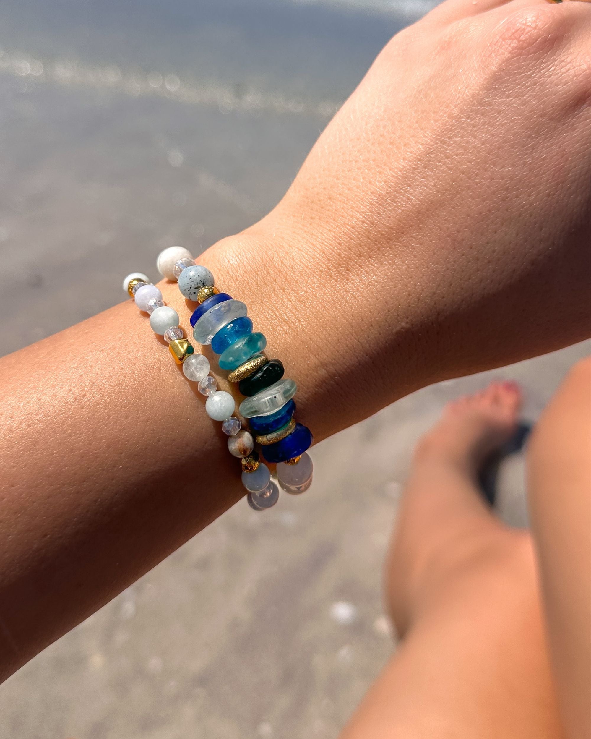 Sea Whisper Bracelet Stack
