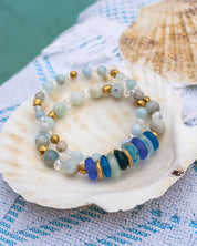 Sea Whisper Bracelet Stack