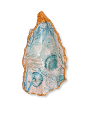 Aqua Drift Oyster Shell Jewelry Dish