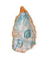 Aqua Drift Oyster Shell Jewelry Dish