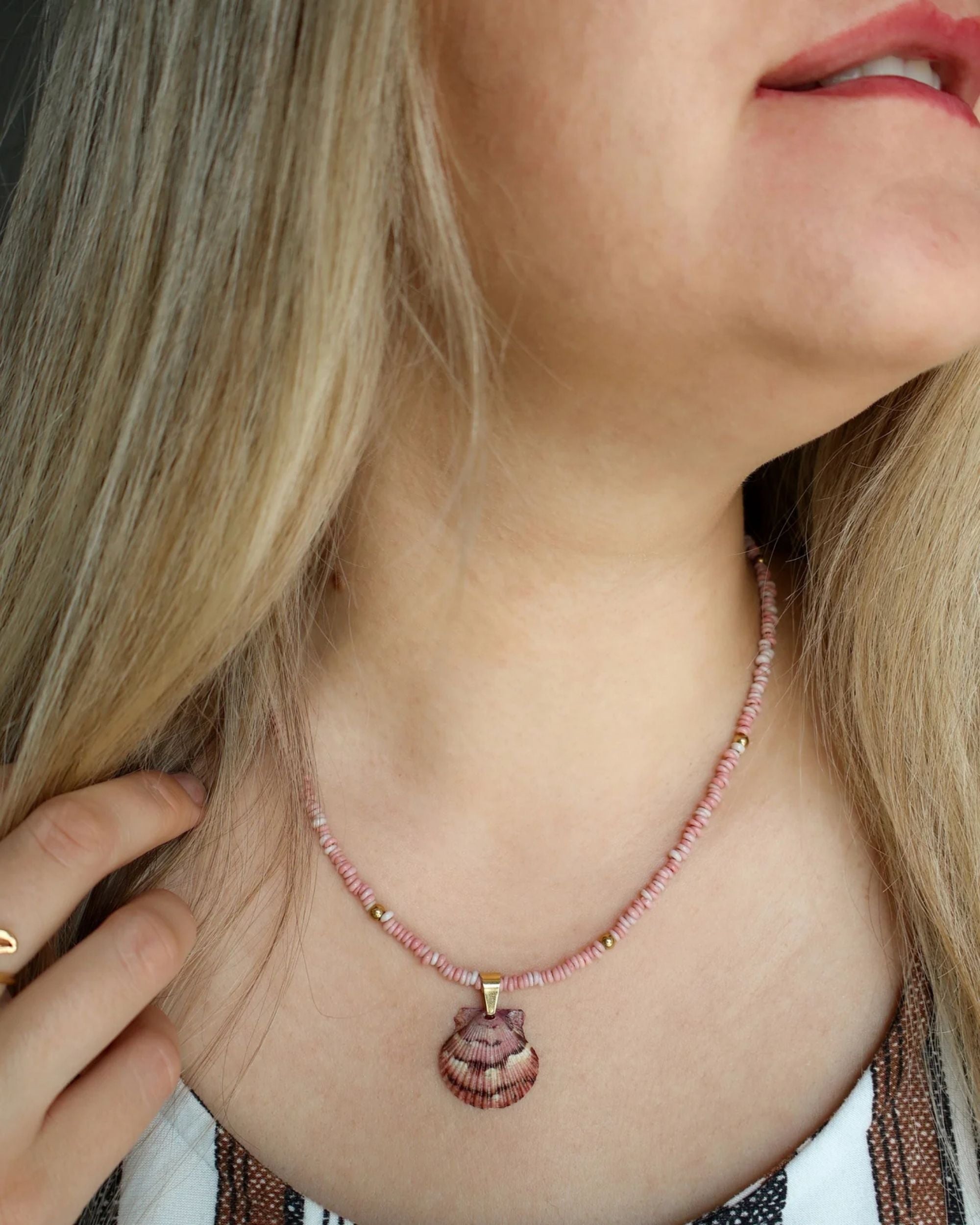 Blush Shell Necklace