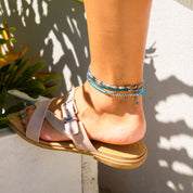 Lavender Glow Anklet
