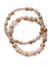Rosy Tides Bracelet Stack