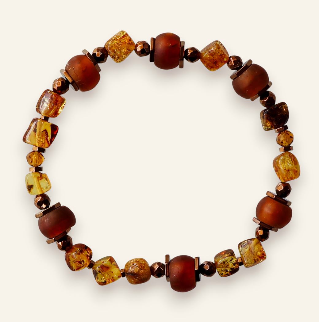 Amber Glow Bracelet