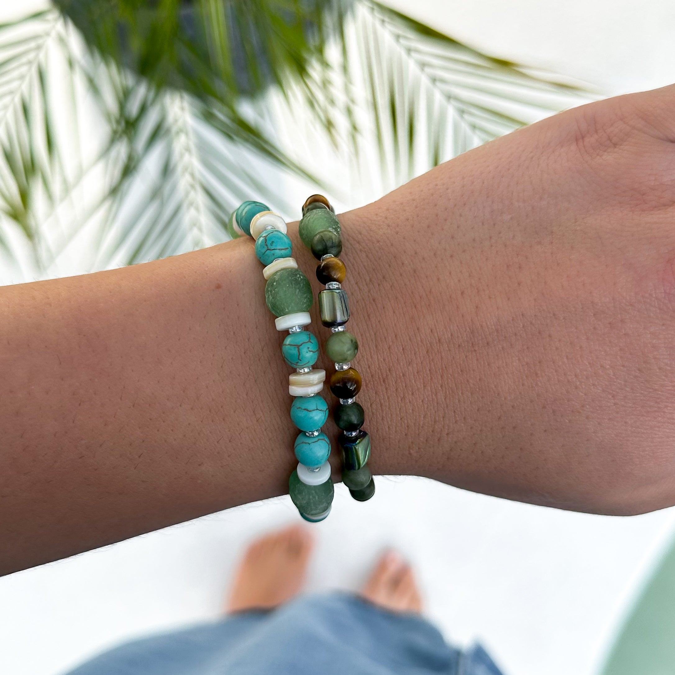 Saltwater Glow Bracelet Stack