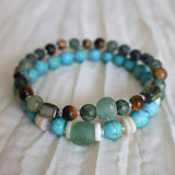 Saltwater Glow Bracelet Stack