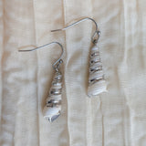 Silver Shell Earrings