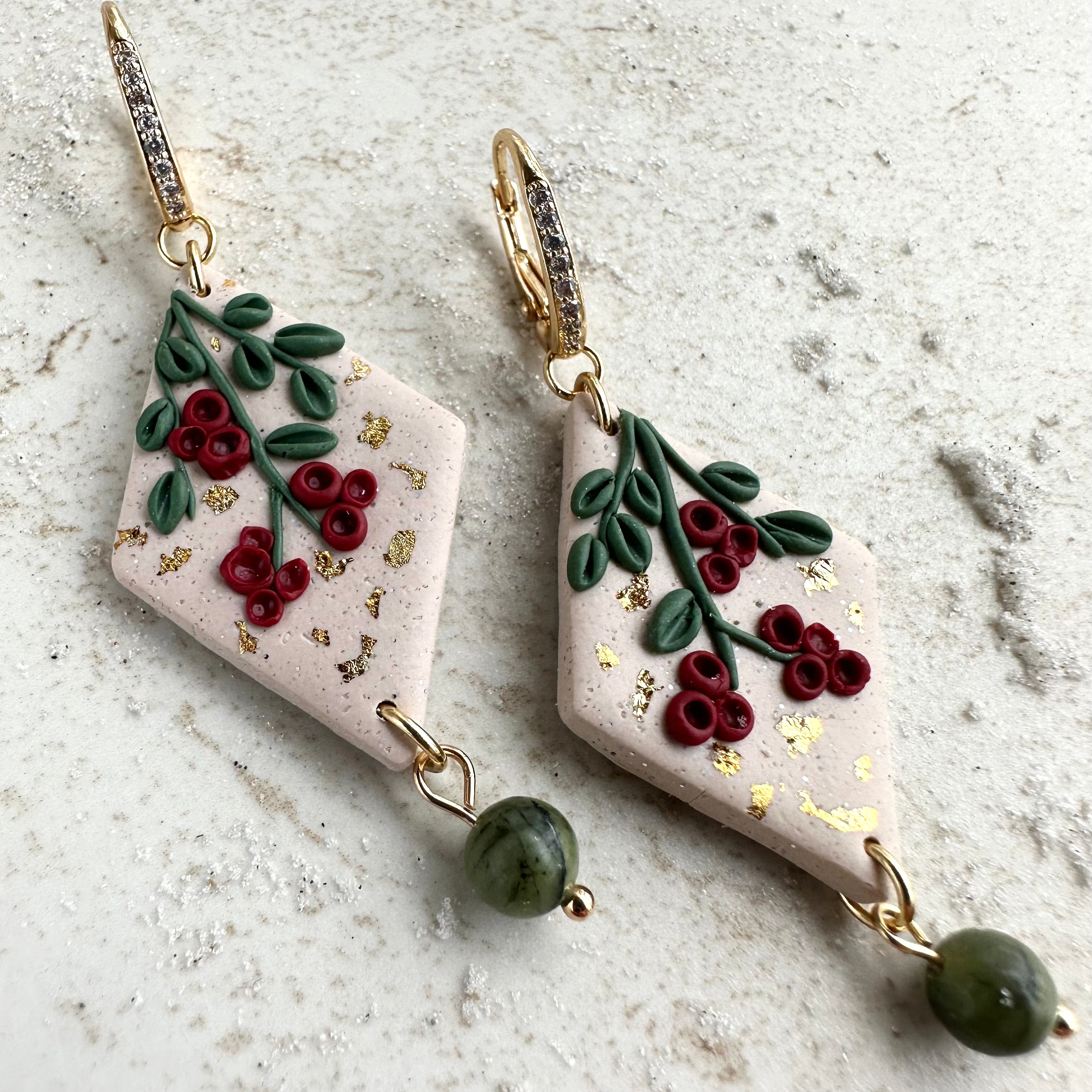 Berry & Bright Earrings - Lavish Tides