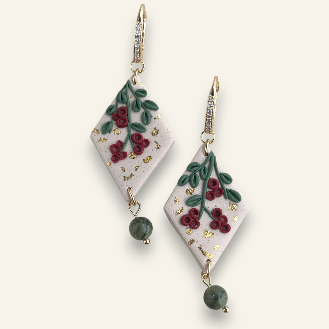 Berry & Bright Earrings - Lavish Tides
