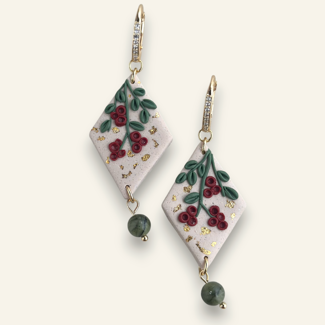 Berry & Bright Earrings - Lavish Tides