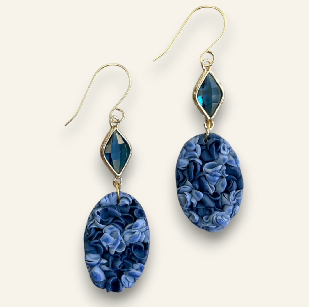 Deep Sea Petal Earrings - Lavish Tides