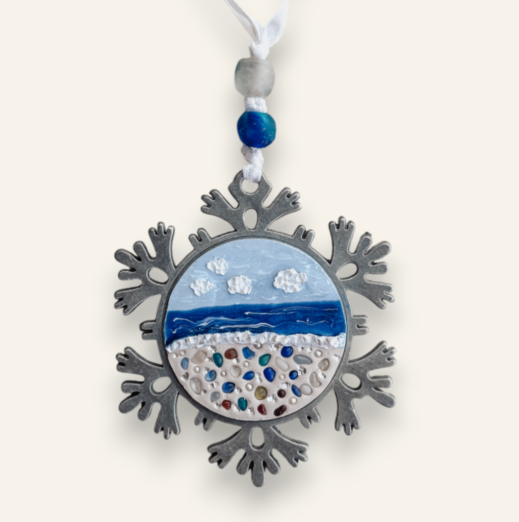 Peaceful Shores Ornament - Lavish Tides