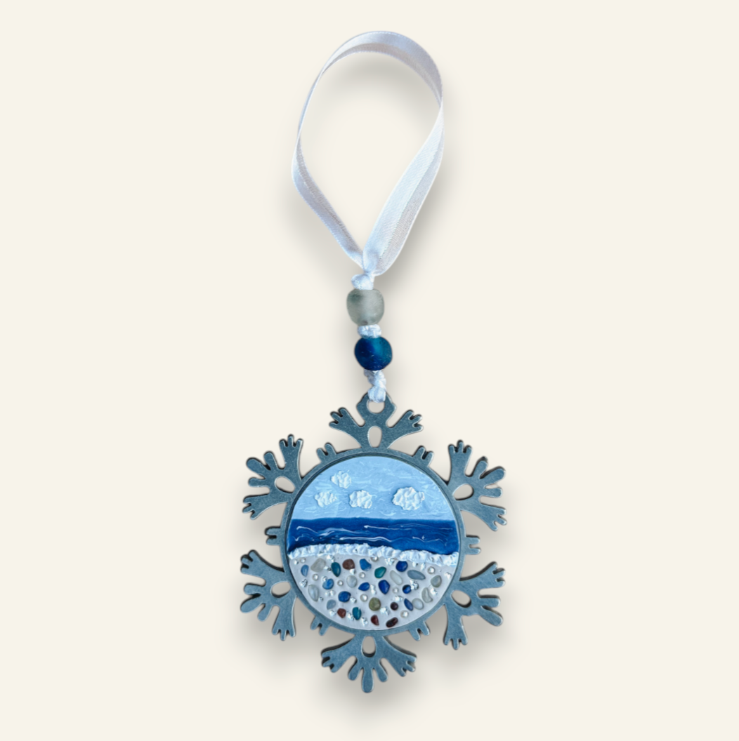 Peaceful Shores Ornament - Lavish Tides