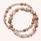 Rosy Tides Bracelet Stack