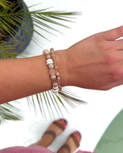 Rosy Tides Bracelet Stack