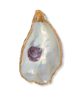 Iridescent Oyster Shell Jewelry Dish